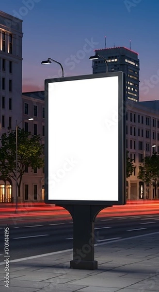 Obraz City Lights, Blank Canvas