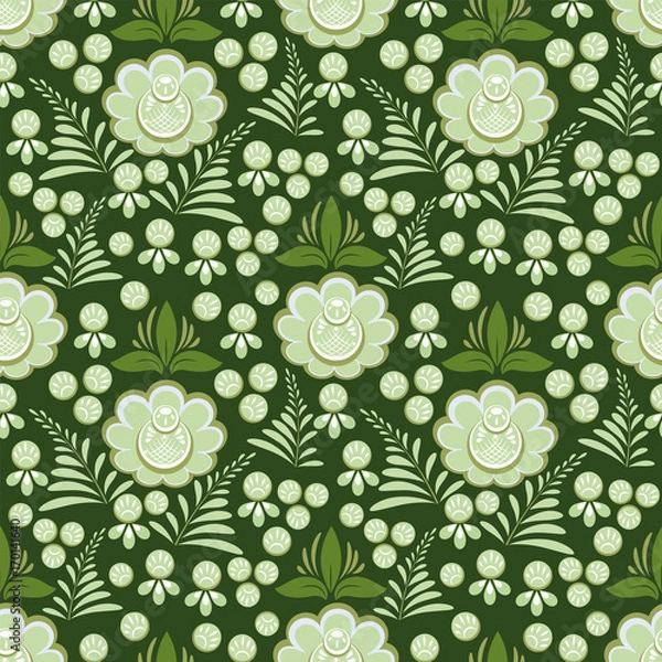 Obraz Old russian folk motifs.