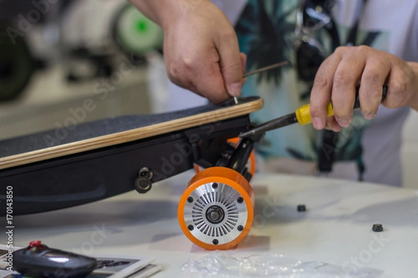 Fototapeta Skate electric