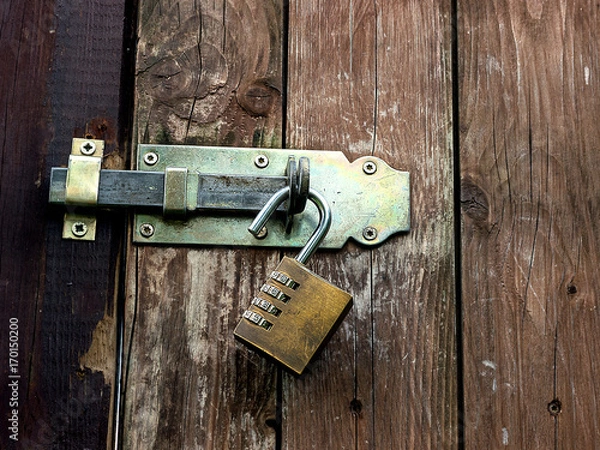 Fototapeta Schloss mit Riegel