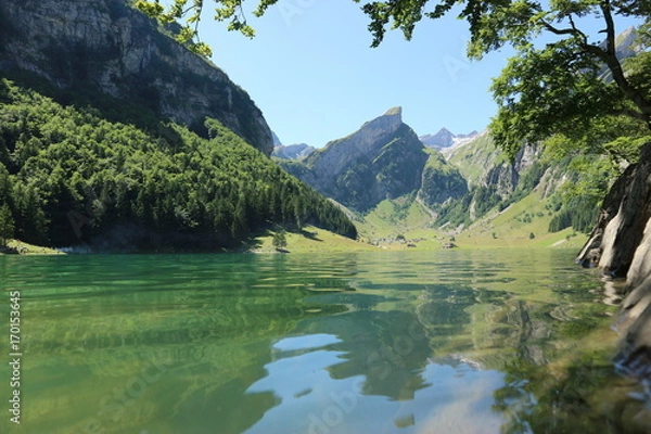 Obraz Seealpsee mit Säntis