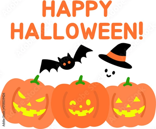 Obraz 할로윈 호박과 유령