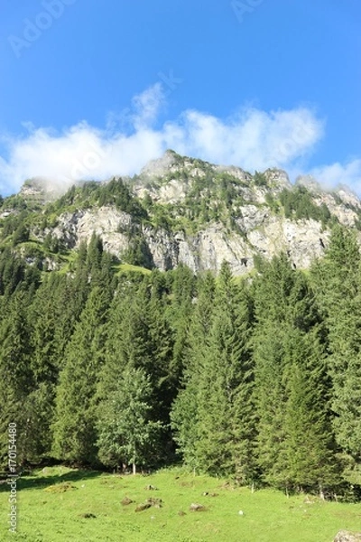 Obraz Berg mit Wolken