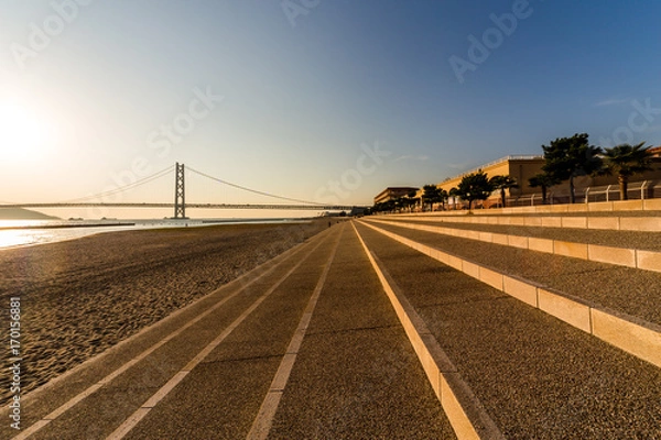 Fototapeta 海沿いの街