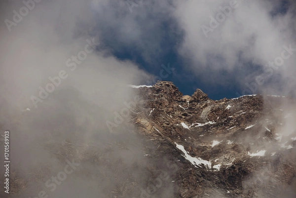 Fototapeta monte rosa glacier