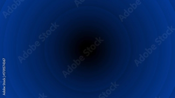 Fototapeta Dark Blue Gradient Abstract Background with Circular Glow Effect.