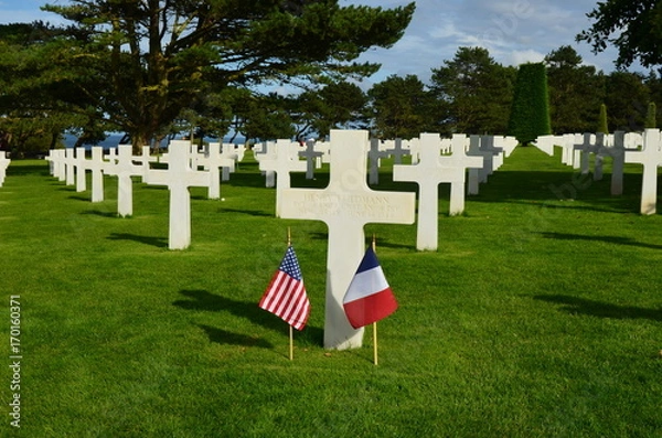 Obraz cimetière d'omaha beach