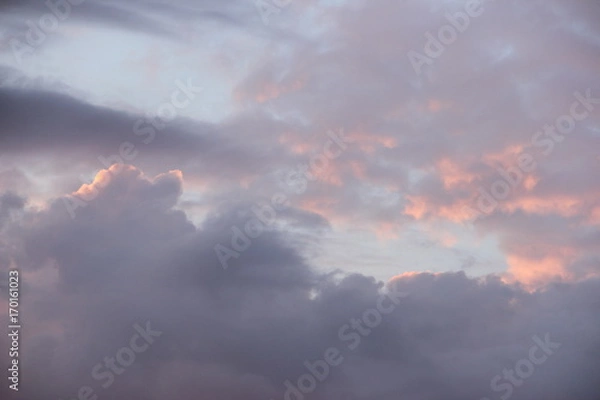 Fototapeta Evening clouds