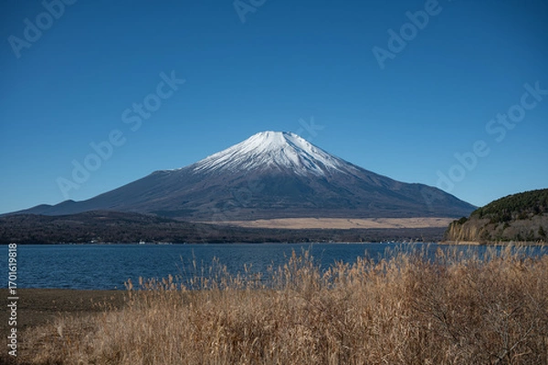 Obraz 山中湖から望む富士山