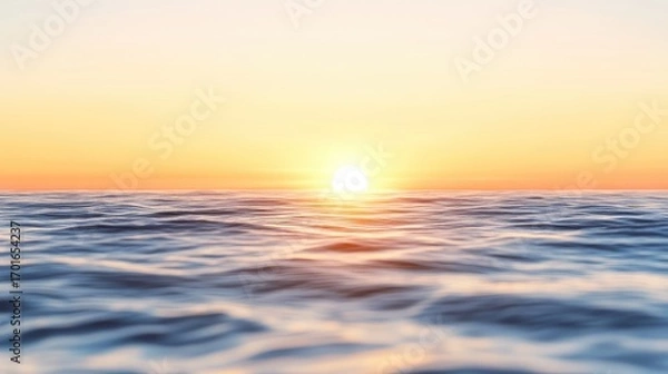 Obraz Sunrise over calm ocean