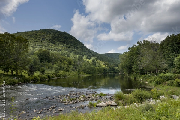 Obraz Housatonic River in West Cornwall, Connecticut