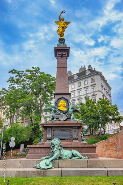Fototapeta Majestic Liebenberg Monument in Vienna, Austria