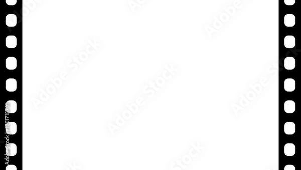 Fototapeta フィルムのフレームイラスト