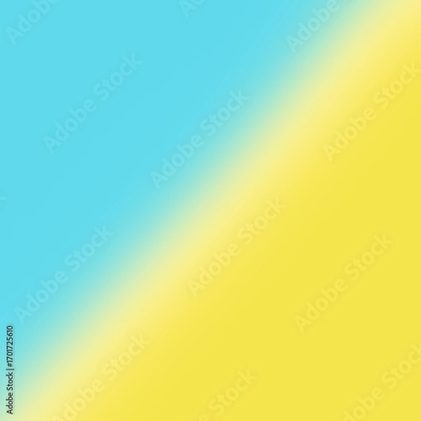 Obraz Cyan and yellow gradient background
