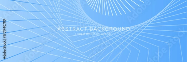 Fototapeta Modern abstract background for presentation design, dynamic shapes composition. Vector illustration