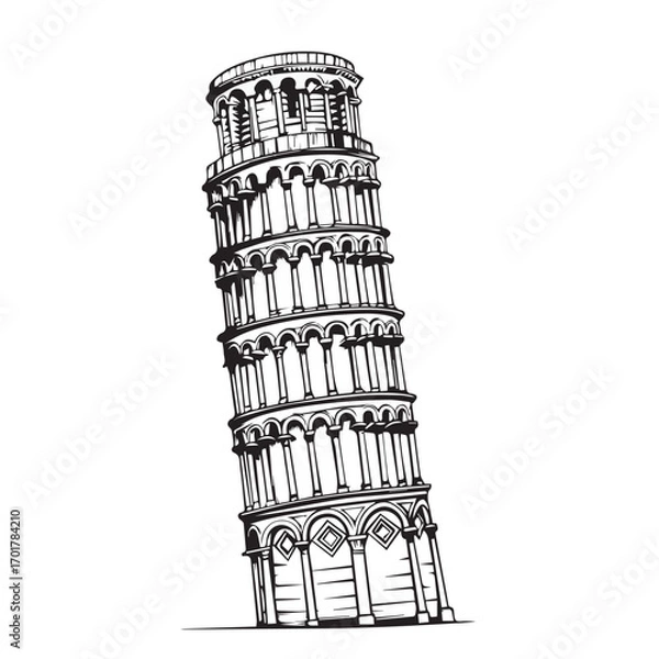 Obraz leaning tower of pisa italy