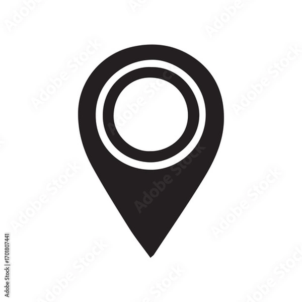Obraz vector map pointer icon