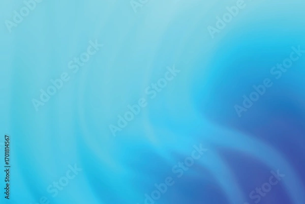 Fototapeta Dynamic Blue Gradient Abstract Background Vector - Flowing Light Waves and Modern Technology Design
