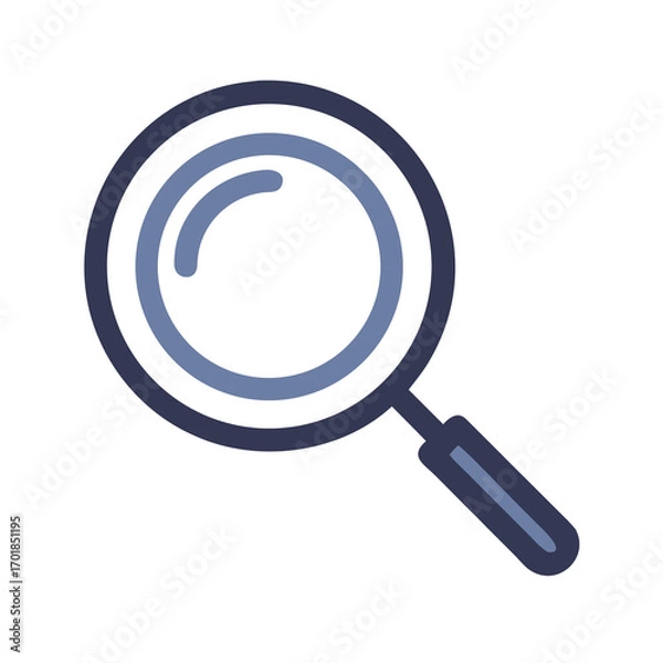 Obraz vector magnifying glass icon