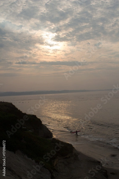 Fototapeta Solo Sunrise Surfer