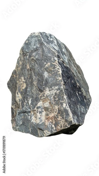 Obraz Gray stone irregular shape, uneven texture