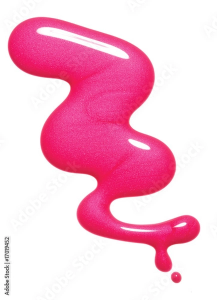 Obraz pink. nail enamel