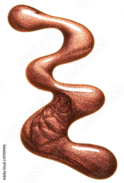 Obraz brown metallic nail enamel