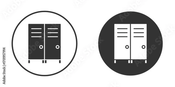 Fototapeta Locker icon or Logo. Flat Style vector EPS.