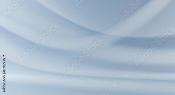 Fototapeta Subtle Blue Abstract Background with Flowing Lines and Smooth Gradient Texture