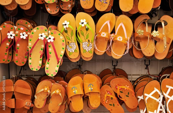 Obraz Rack with sandals