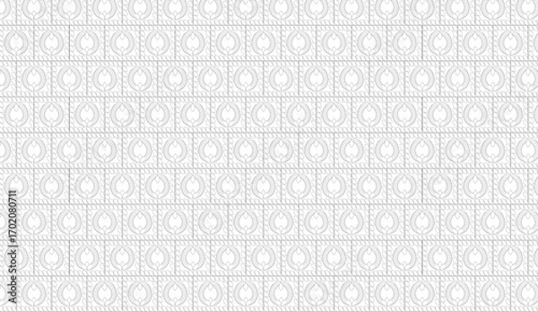 Fototapeta Seamless Abstract Pattern Set | Modern Geometric & Floral Textures for Graphic Design, Branding & Digital Projects