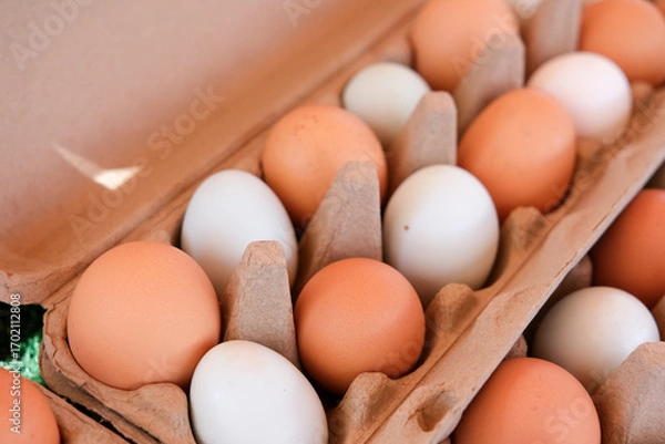 Obraz eggs in a basket