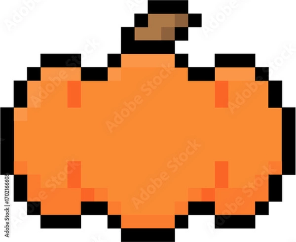Obraz halloween pumpkin pixel art