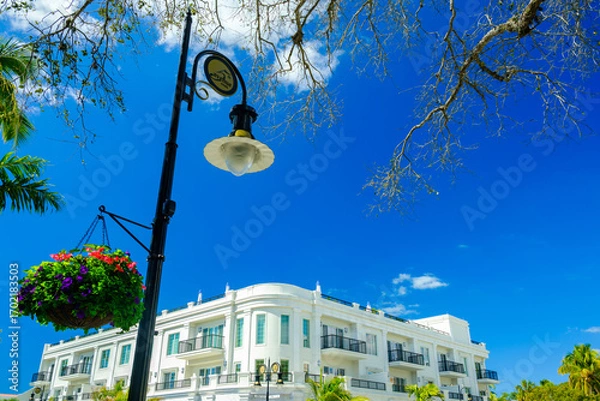 Obraz Naples Florida downtown cityscape