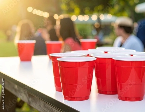 Fototapeta red solo cups