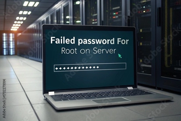 Fototapeta failed password for root on server alert