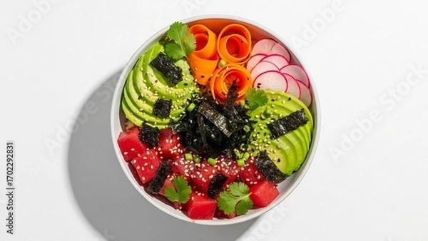 Fototapeta easter eggs in a bowl