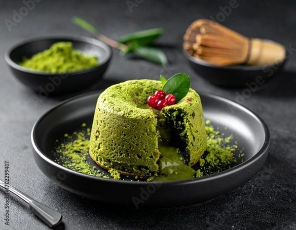 Obraz MATCHA LAVA CAKE