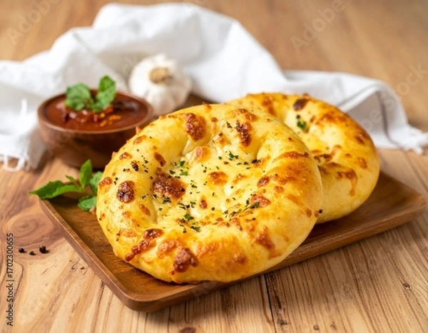 Obraz GARLIC CHEESE BREAD