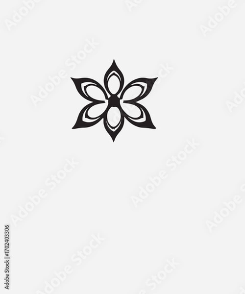 Fototapeta abstract flower design