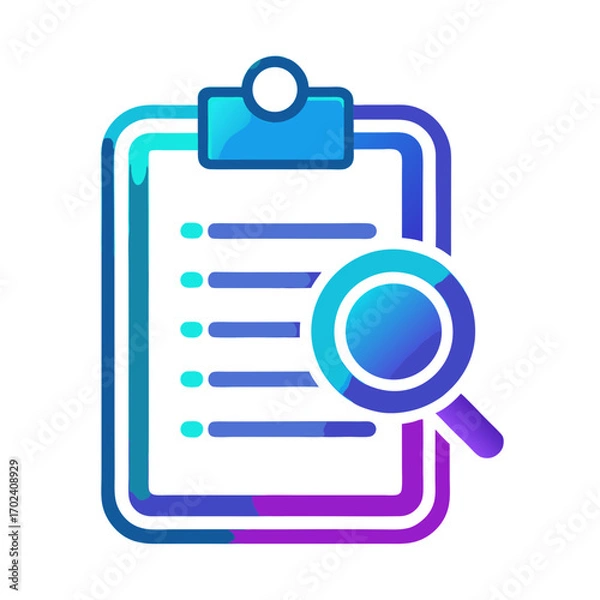 Obraz clipboard icon vector illustration