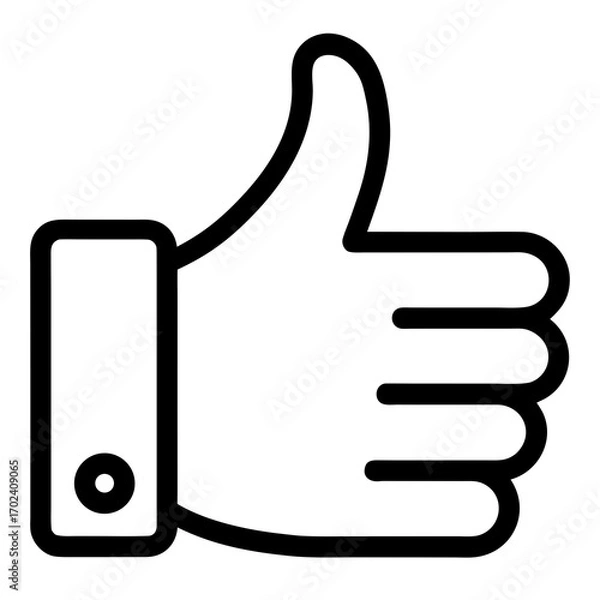 Obraz thumb up icon