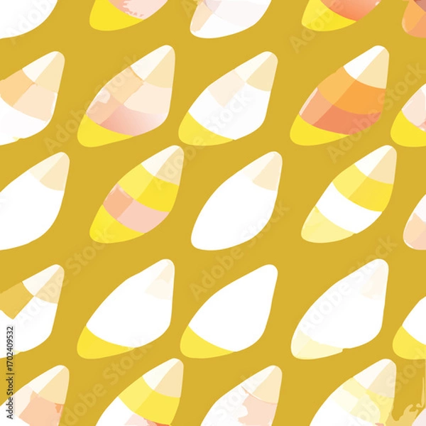 Obraz seamless pattern with yellow and red peppers