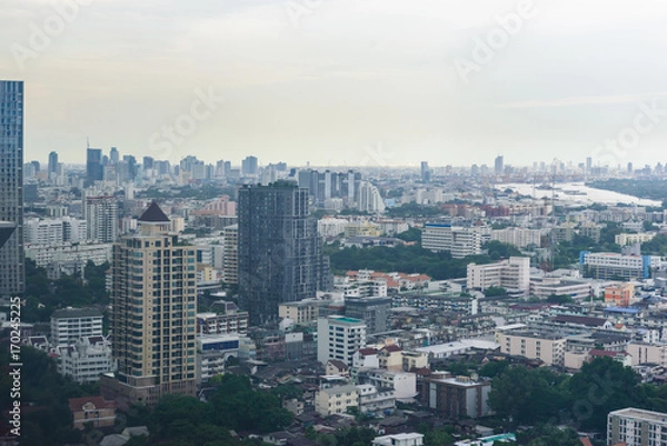 Obraz Cityscape view of Bangkok, Thailand