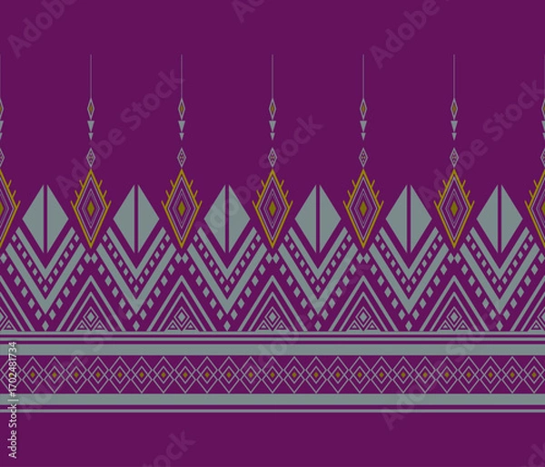 Fototapeta geometric ethnic pattern vector design