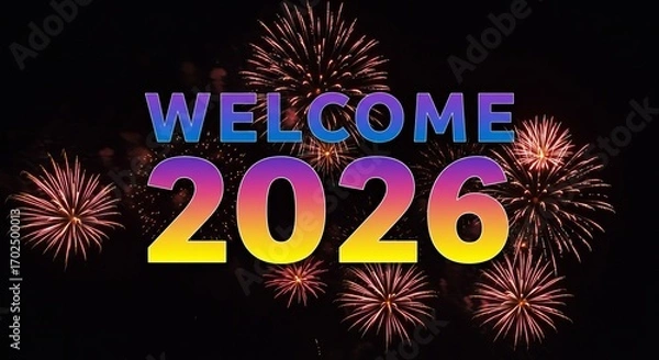 Fototapeta Welcome 2026