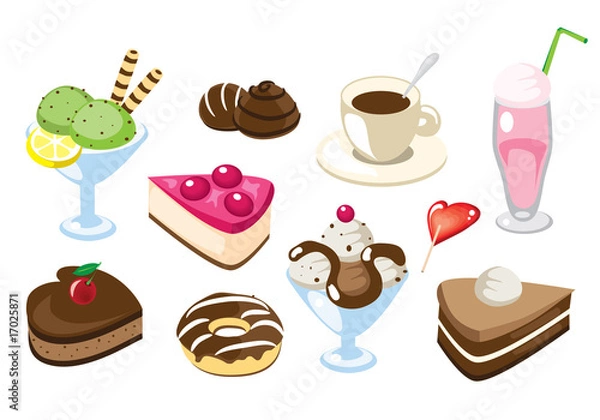 Obraz Sweets collection