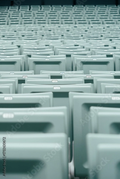 Obraz Sitzreihen einer Freiluftbühne