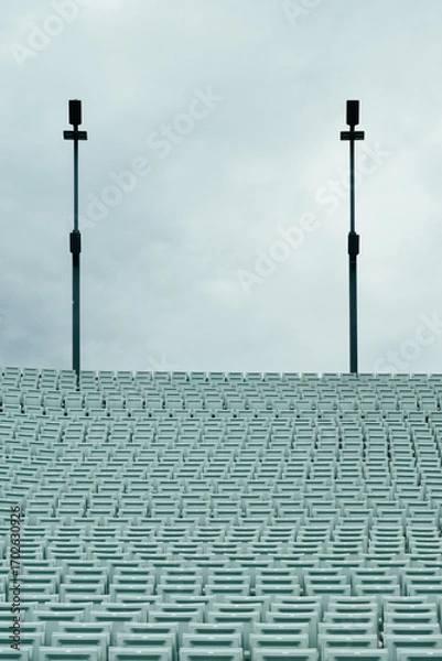 Obraz Sitzreihen einer Freiluftbühne