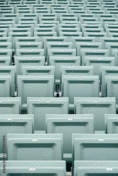 Obraz Sitzreihen einer Freiluftbühne